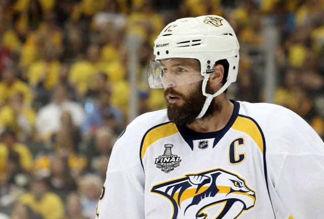 Mike Fisher announces his retirement from the NHL.