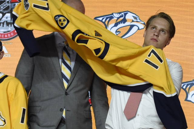 Nashville Predators 2017 first round pick Eeli Tolvanen has an option to come over to NA next season