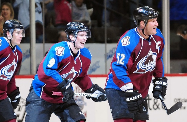 Colorado Avalanche Matt Duchene and Adam Foote - from 2010