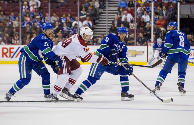 Shane Doan, Henrik and Daniel Sedin