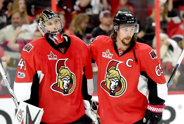 Erik Karlsson and Craig Anderson