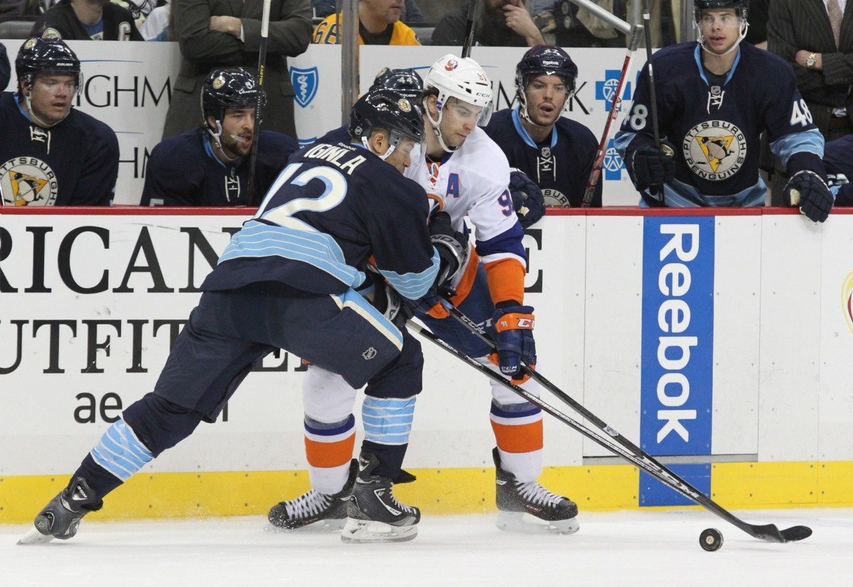 Jarome Iginla and John Tavares