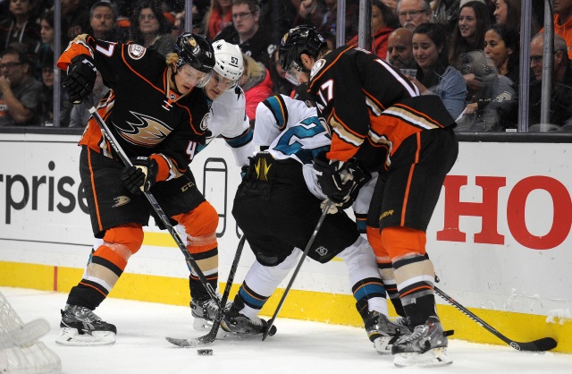 Ryan Kesler and Hampus Lindholm