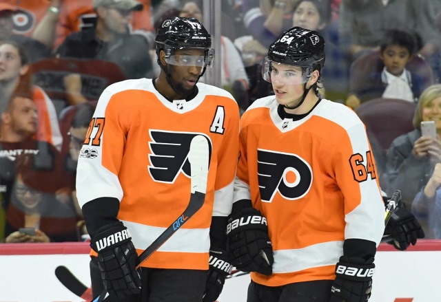 Wayne Simmonds and Nolan Patrick