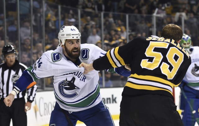 Vancouver Canucks defenseman Erik Gudbranson