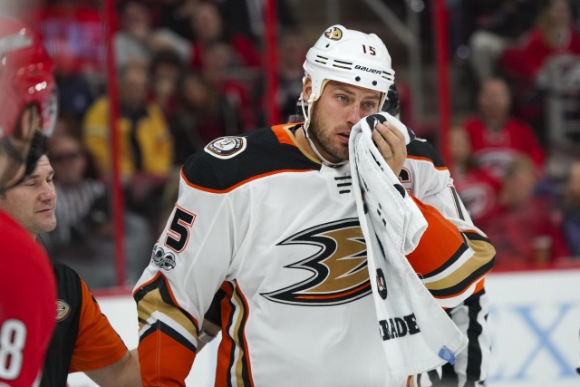 The Anaheim Ducks put Ryan Getzlaf on the IR.