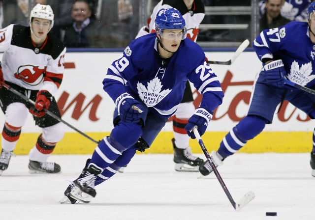 Toronto Maple Leafs forward William Nylander