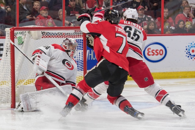 Kyle Turris never gave the Senators a six-year option. Carolina Hurricanes remaining patient