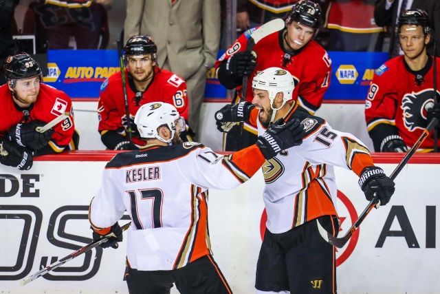 Ryan Getzlaf and Ryan Kesler