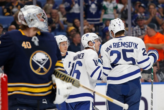 James van Riemsdyk and Robin Lehner