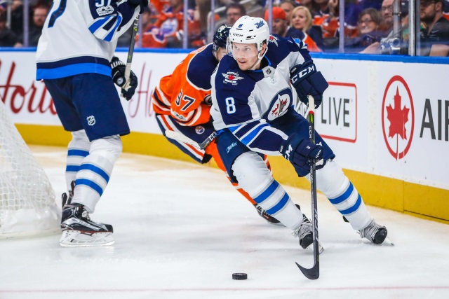 Winnipeg Jets defenseman Jacob Trouba