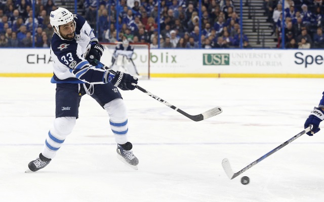 nseman Dustin Byfuglien is week-to-week with a lower-body injury.