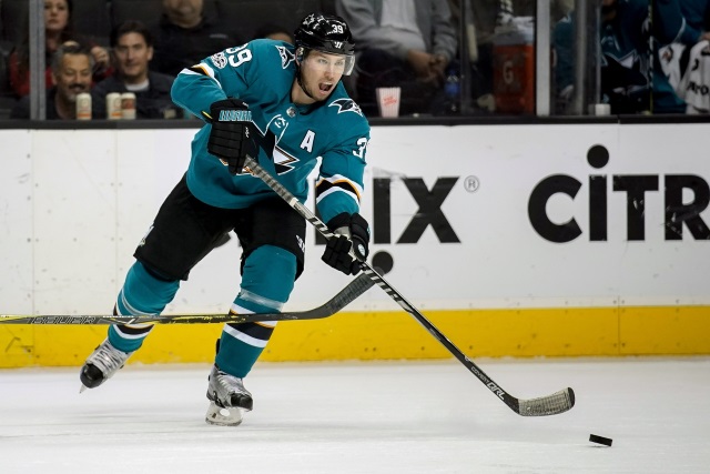 Sharks Logan Couture won't play through head injury