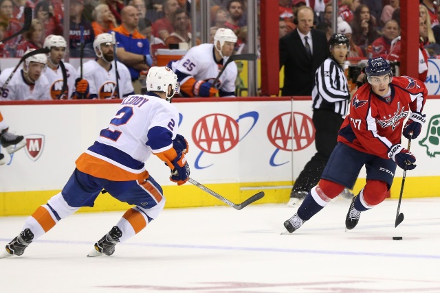 T.J. Oshie and Nick Leddy