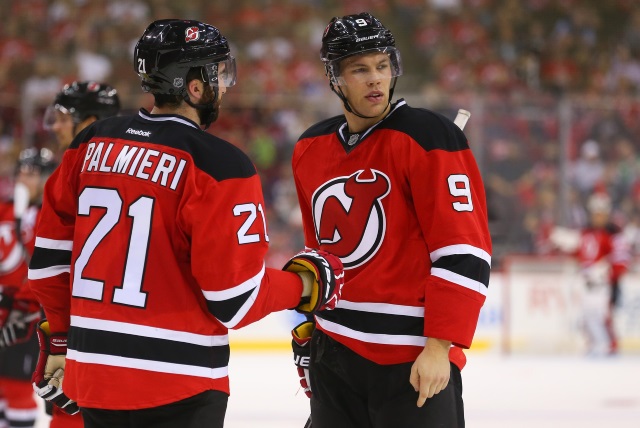 Kyle Palmieri and Taylor Hall