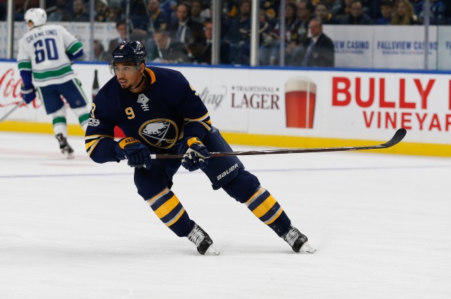 The asking price for Evander Kane is a first-round pick, a prospect, and a conditional pick.