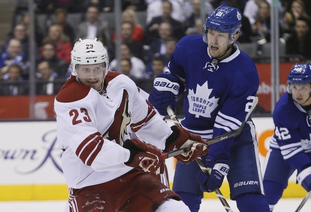 James van Riemsdyk and Oliver Ekman-Larsson