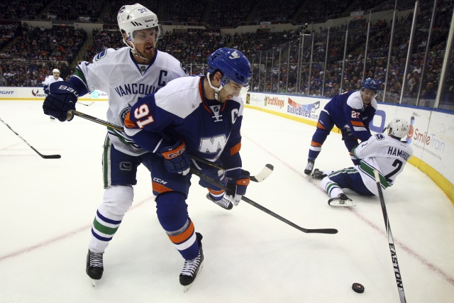 John Tavares and Henrik Sedin