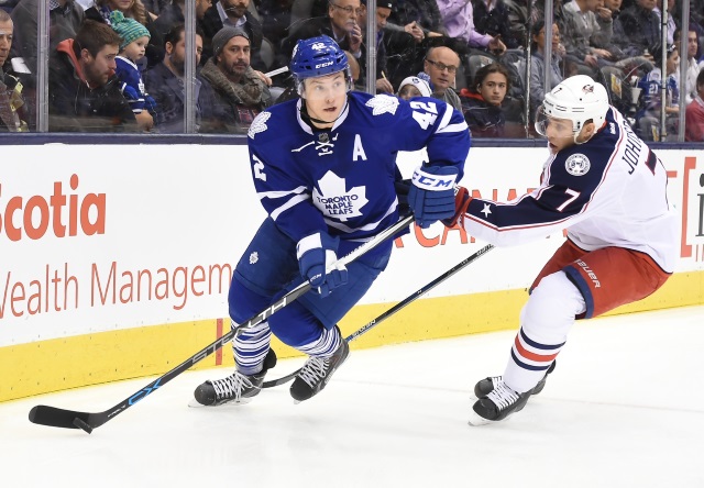 Tyler Bozak and Jack Johnson