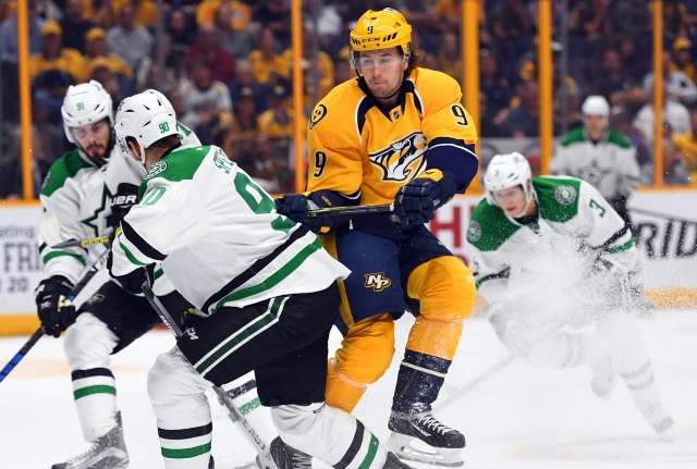 Stars make Jason Spezza a healthy scratch ... Filip Forsberg skated yesterday