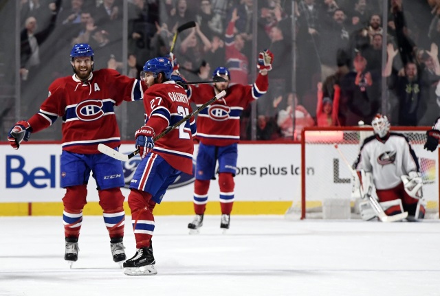 Alex Galchenyuk has the flu. Shea Weber in a walking boot.