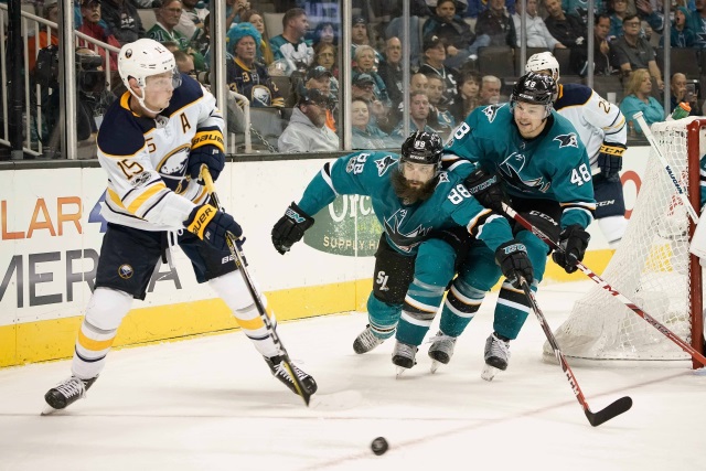 Sharks considering Brent Burns at forward if Tomas Hertl out?