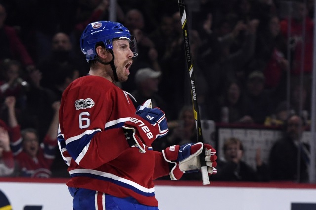 Montreal Canadiens defenseman Shea Weber could be done for the season.