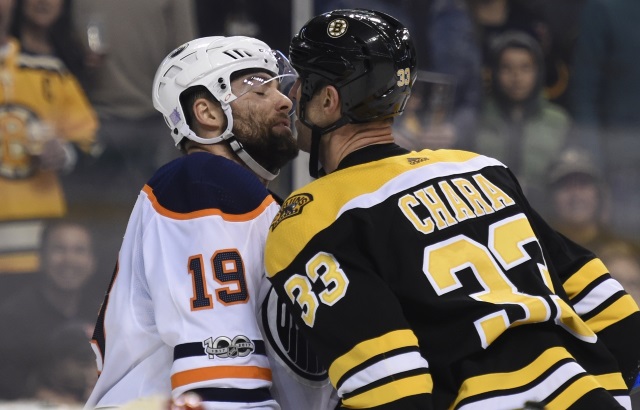 The Boston Bruins have interest in Edmonton Oilers winger Patrick Maroon