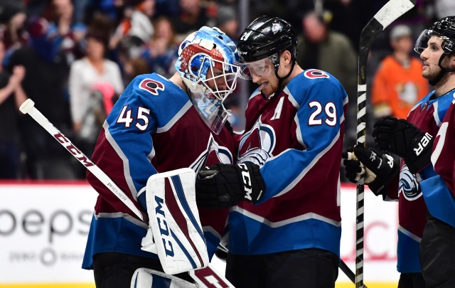 Nathan MacKinnon returning. Jonathan Bernier in concussion protocol