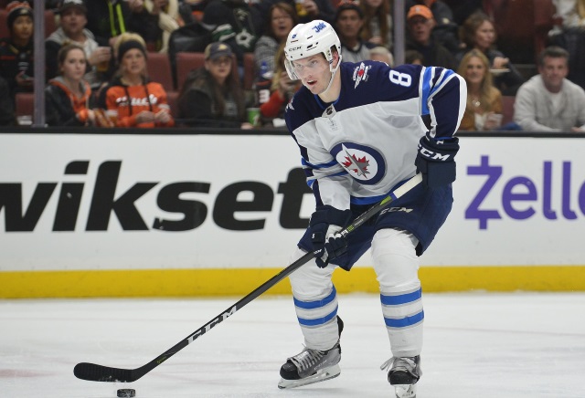 Winnipeg Jets Jacob Trouba back on the ice