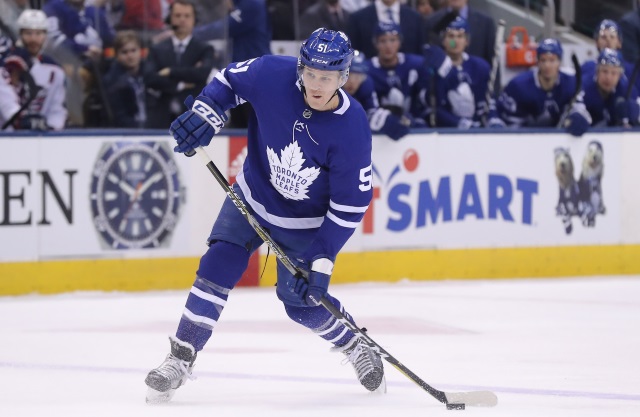 Toronto Maple Leafs Jake Gardiner is a target of Toronto fans.