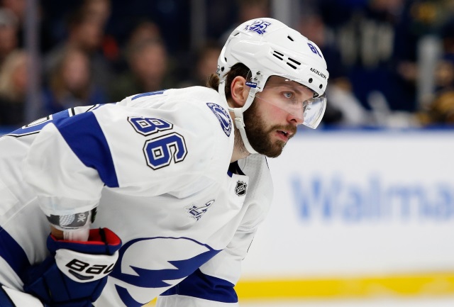 Nikita Kucherov left last night's game early