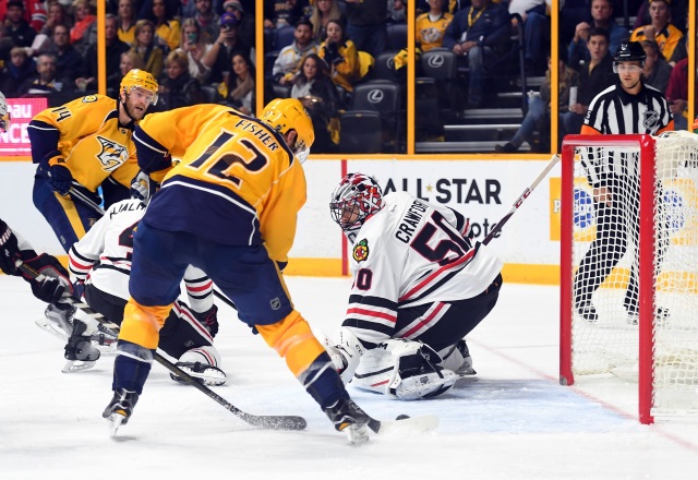 Mike Fisher practices with Predators for first time since announcing comeback