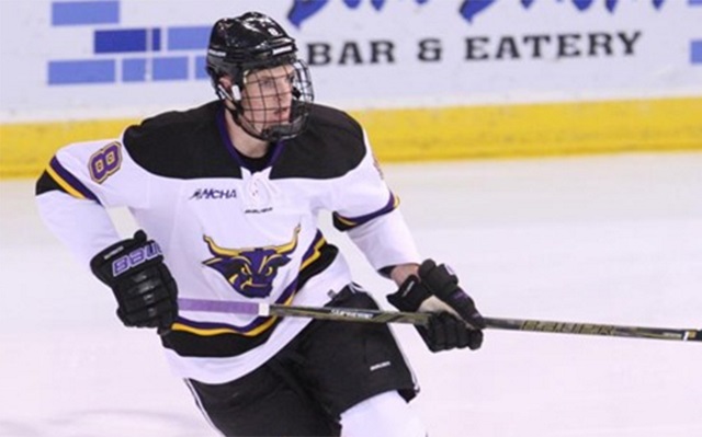 Daniel Brickley has narrowed it down to five NHL teams.