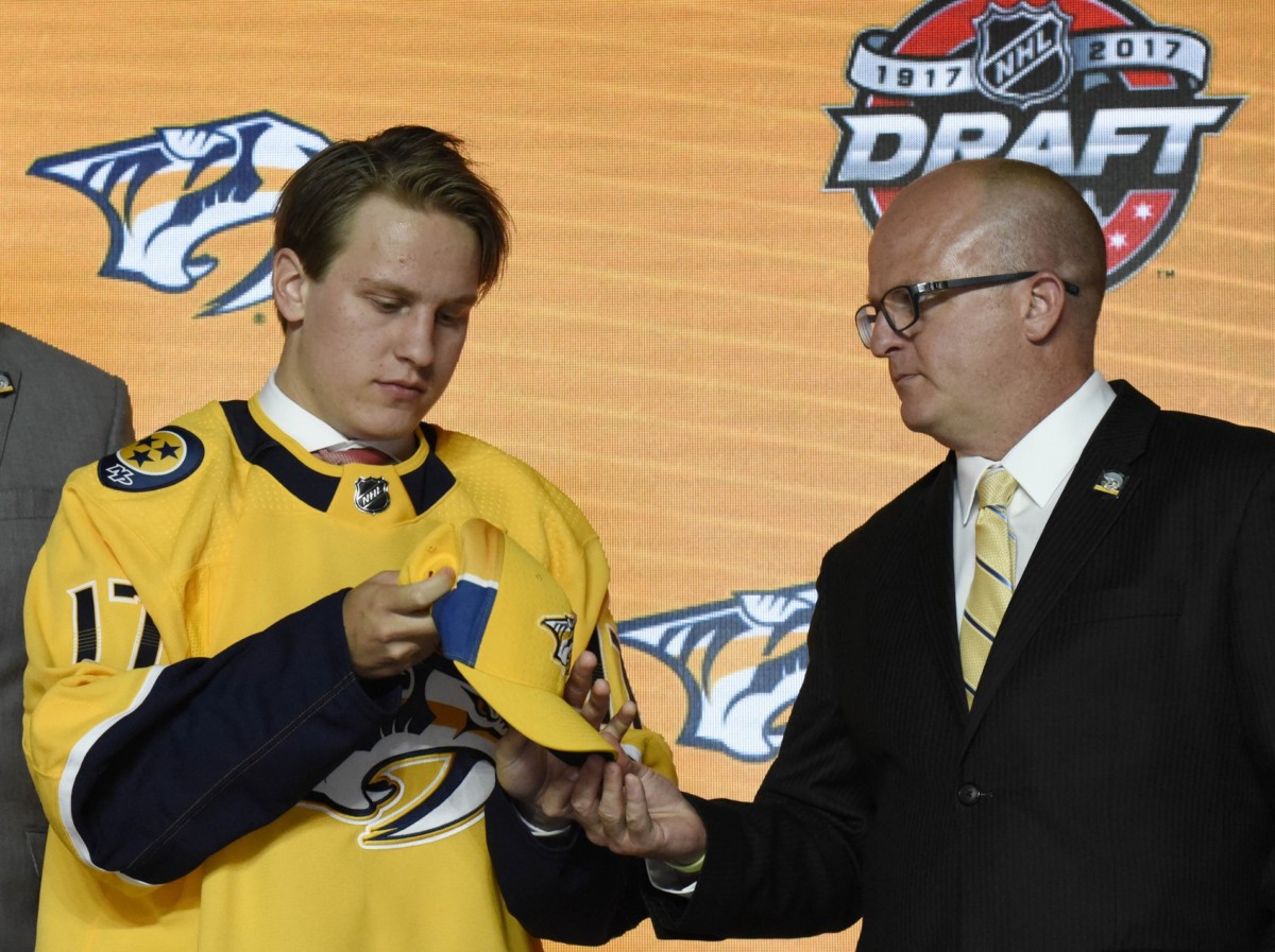 Eeli Tolvanen plans on joining with the Nashville Predators with season is over.