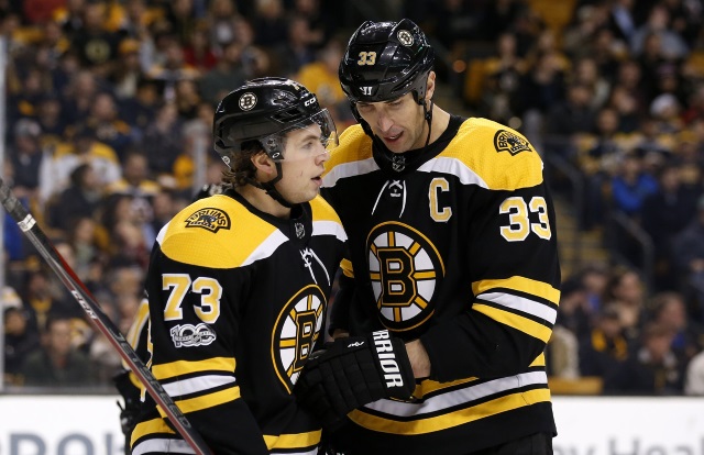 Zdeno Chara and Charlie McAvoy are skating back in Boston