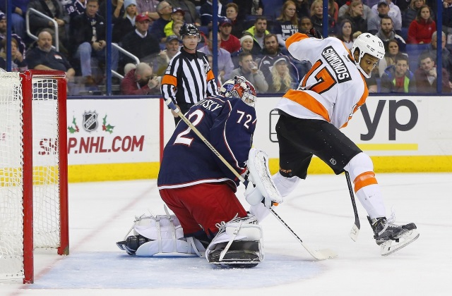 Wayne Simmonds likely to return tonight. Sergei Bobrovsky missed last night's game with an illness.