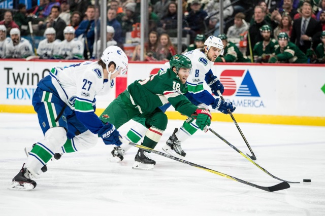 The Vancouver Canucks could look at moving Chris Tanev and Ben Hutton at the draft.