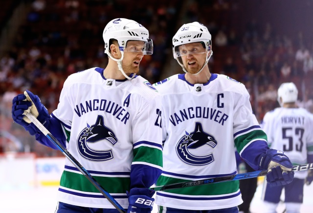 Canucks Henrik and Daniel Sedin will retire after the season.