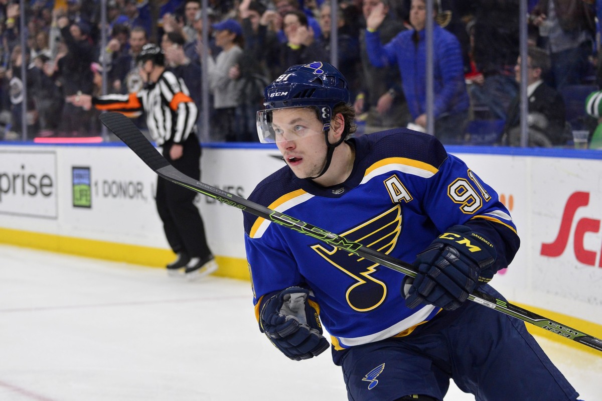 Blues Vladimir Tarasenko out four to six month.s