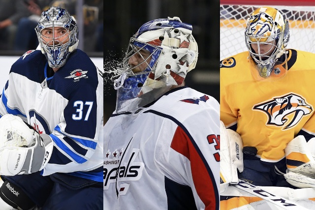 NHL restricted free agent goaltenders Connor Hellebuyck – Philipp Grubaur – Jusse Saros