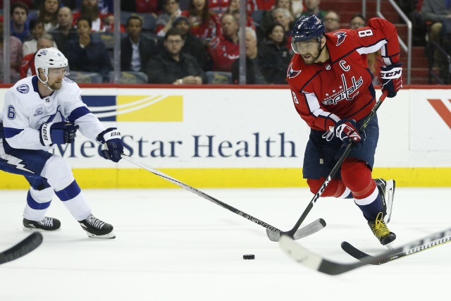 Alex Ovechkin and Anton Stralman