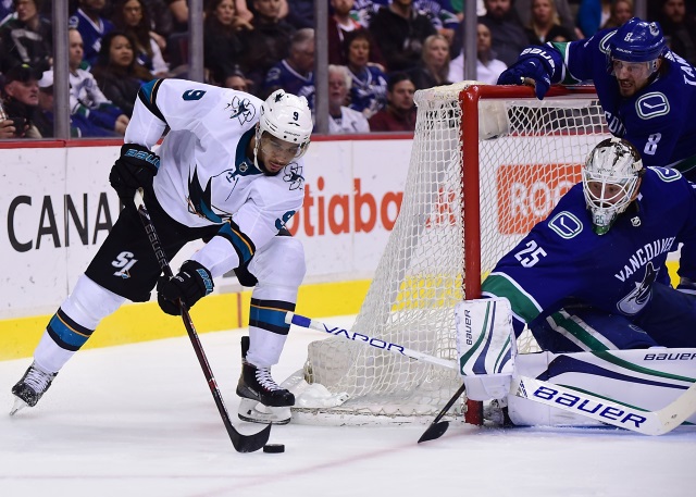 The San Jose Sharks and Vancouver Canucks would be interested in Evander Kane.