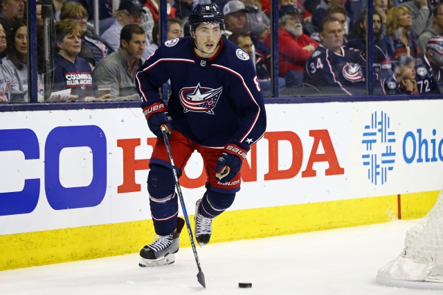 Columbus Blue Jackets defenseman Zach Werenski underwent shoulder surgery and is out five to six months