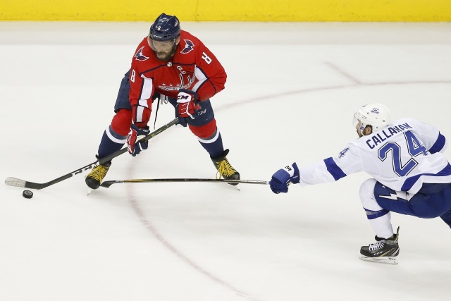 Alex Ovechkin and Ryan Callahan