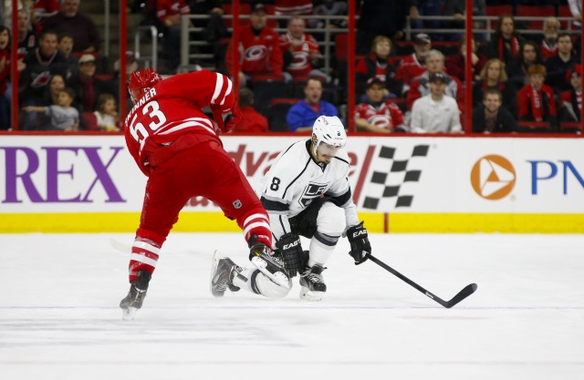 Carolina Hurricanes Jeff Skinner getting interest. LA Kings GM Rob Blake has met with Drew Doughty already.