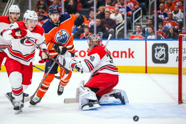 The Carolina Hurricanes continue to talk with UFA Cam Ward.