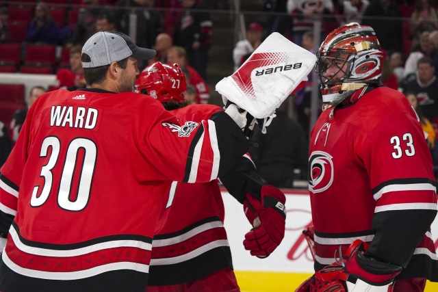 Carolina Hurricanes GM Don Waddell said Scott Darling is 100 percent coming back.