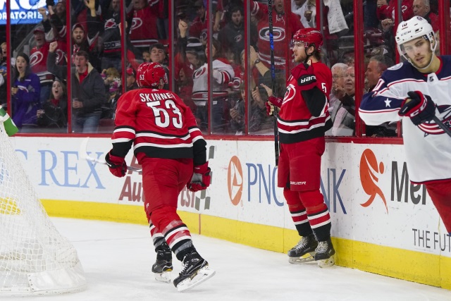 Carolina Hurricanes GM Don Waddell on Noah Hanifin and Jeff Skinner.