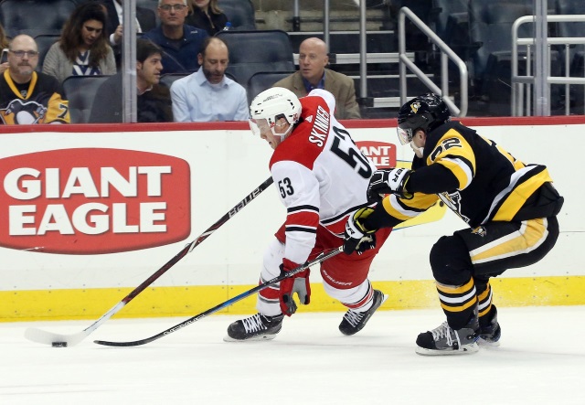 The Pittsburgh Penguins are one of the teams interested in Carolina Hurricanes forward Jeff Skinner.